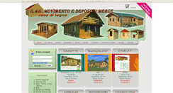 Desktop Screenshot of casedilegnoprefabbricate.it